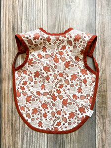 Bib Apron- Fall Red Leaves - 2 sizes