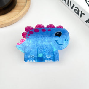 Blue dinosaur clip