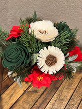 Sola Wood flowers in Christmas Mug