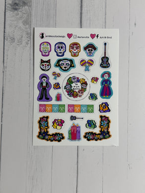 Planner Stickers - Dia De Los Muertos Planner Stickers