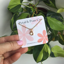 Initial Charm Necklace (Gold)