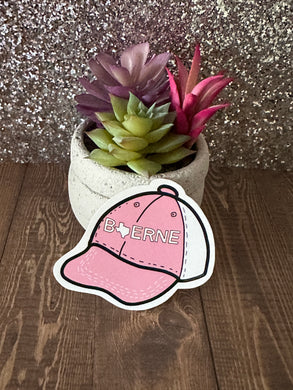Boerne Trucker Hat Sticker