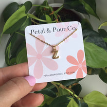 Initial Charm Necklace (Gold)