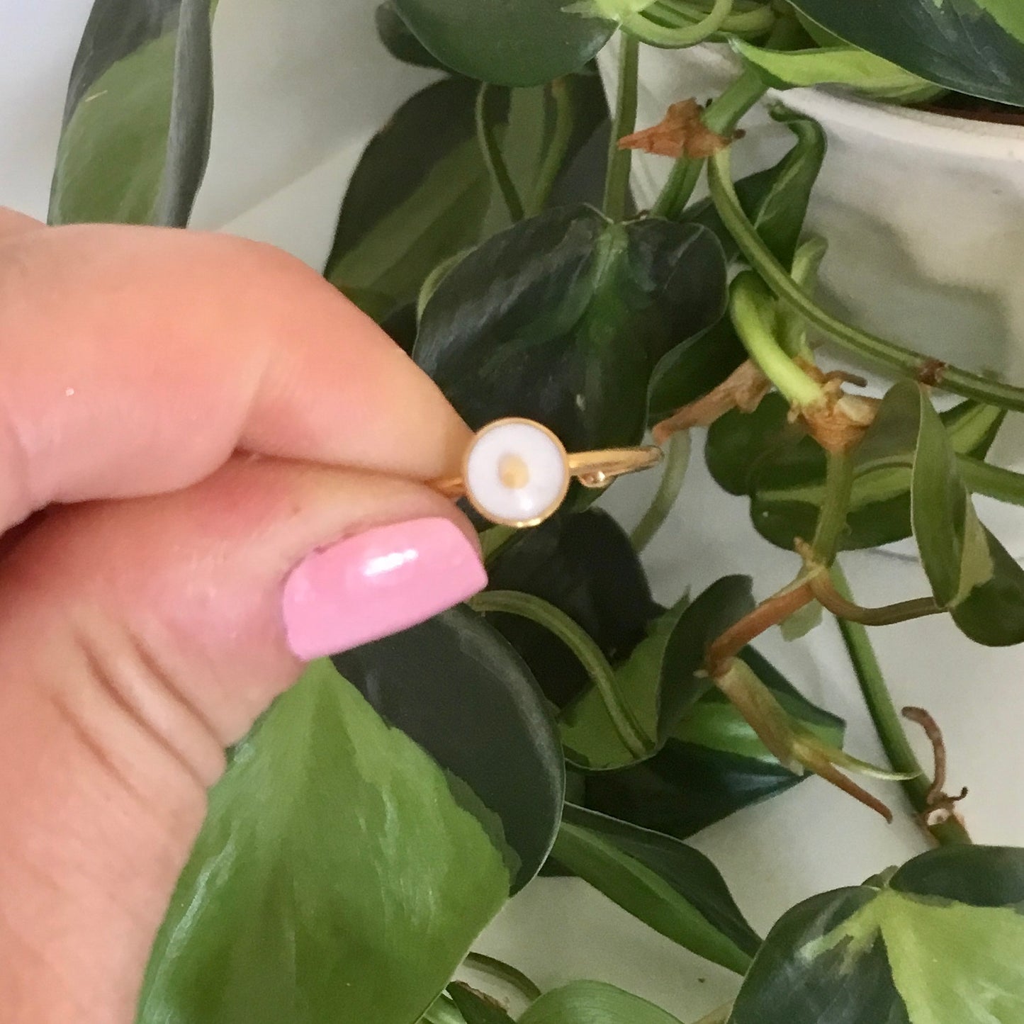 Real Mustard Seed Ring