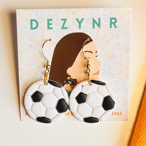 Earrings- Soccer Balls