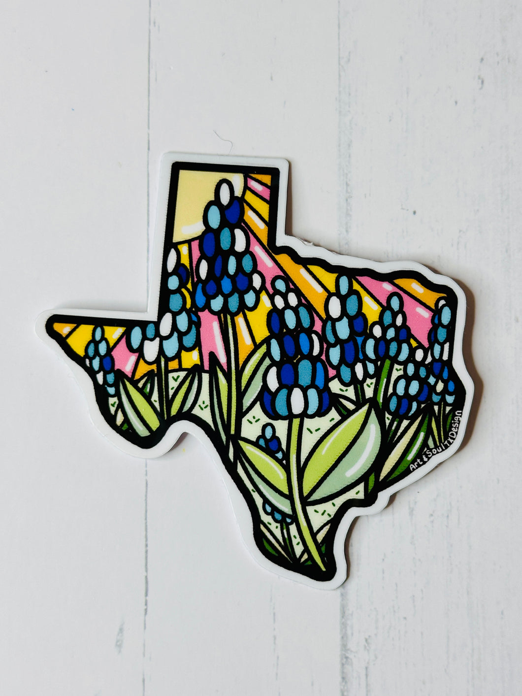 Sticker - TX Bluebonnets