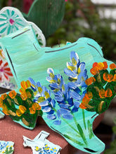 Texas wildflower wall decor