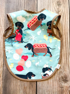 Bib Apron - Dogs and Hotdogs - 2 sizes