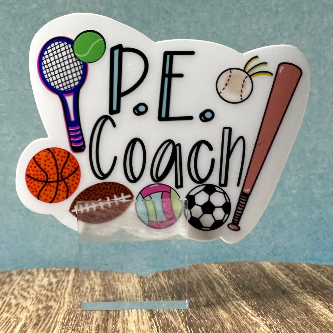 Stickers- P.E. Coach