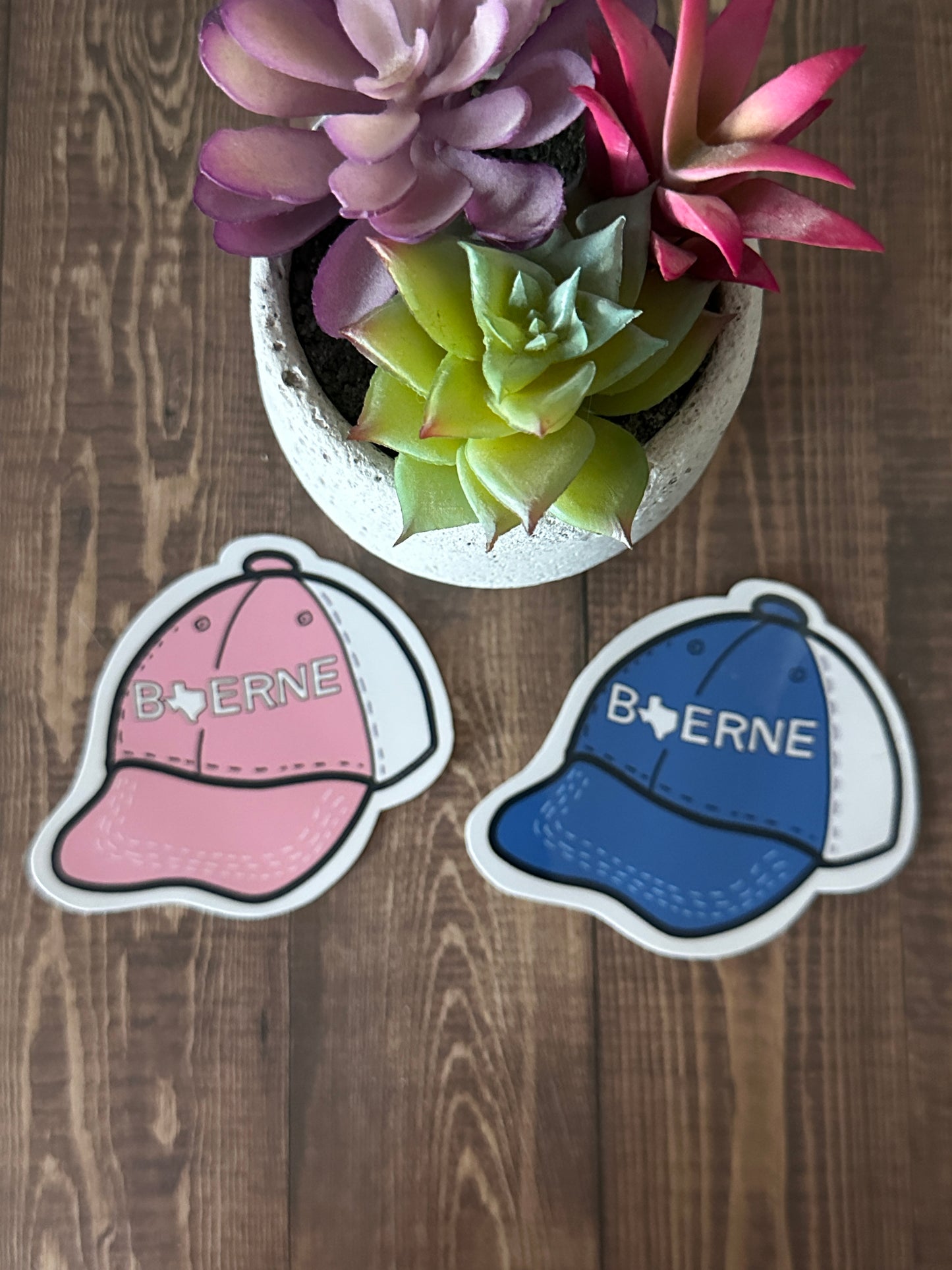 Boerne Trucker Hat Sticker