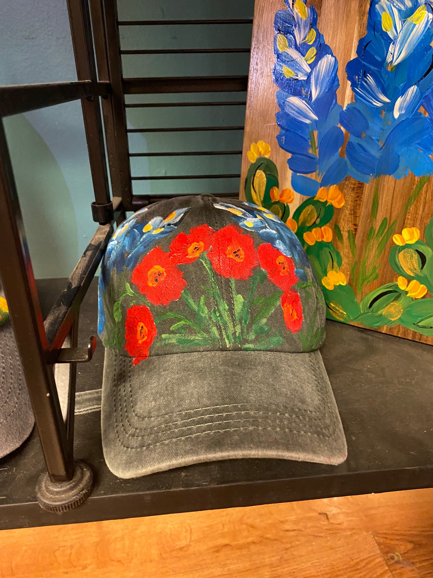 Caps- wildflowers and cacti