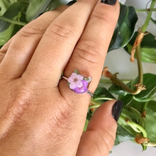 Real Flower Cat Ring