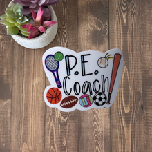 Stickers- P.E. Coach