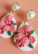 Earrings- Floral Teardrops