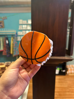 Basketball hair clip