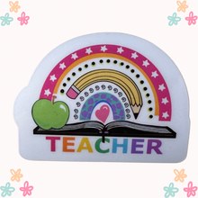 Teacher Rainbow Waterproof Vinyl Sticker