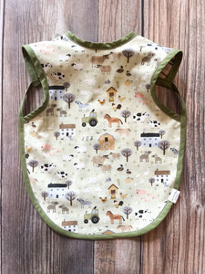 Bib Apron- On The Farm - 2 sizes