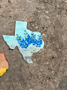 Texas wildflower wall decor