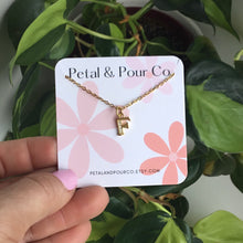 Initial Charm Necklace (Gold)