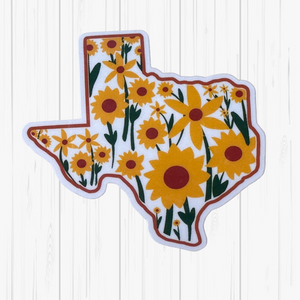 Stickers- Texas Sunflowers