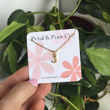 Initial Charm Necklace (Gold)