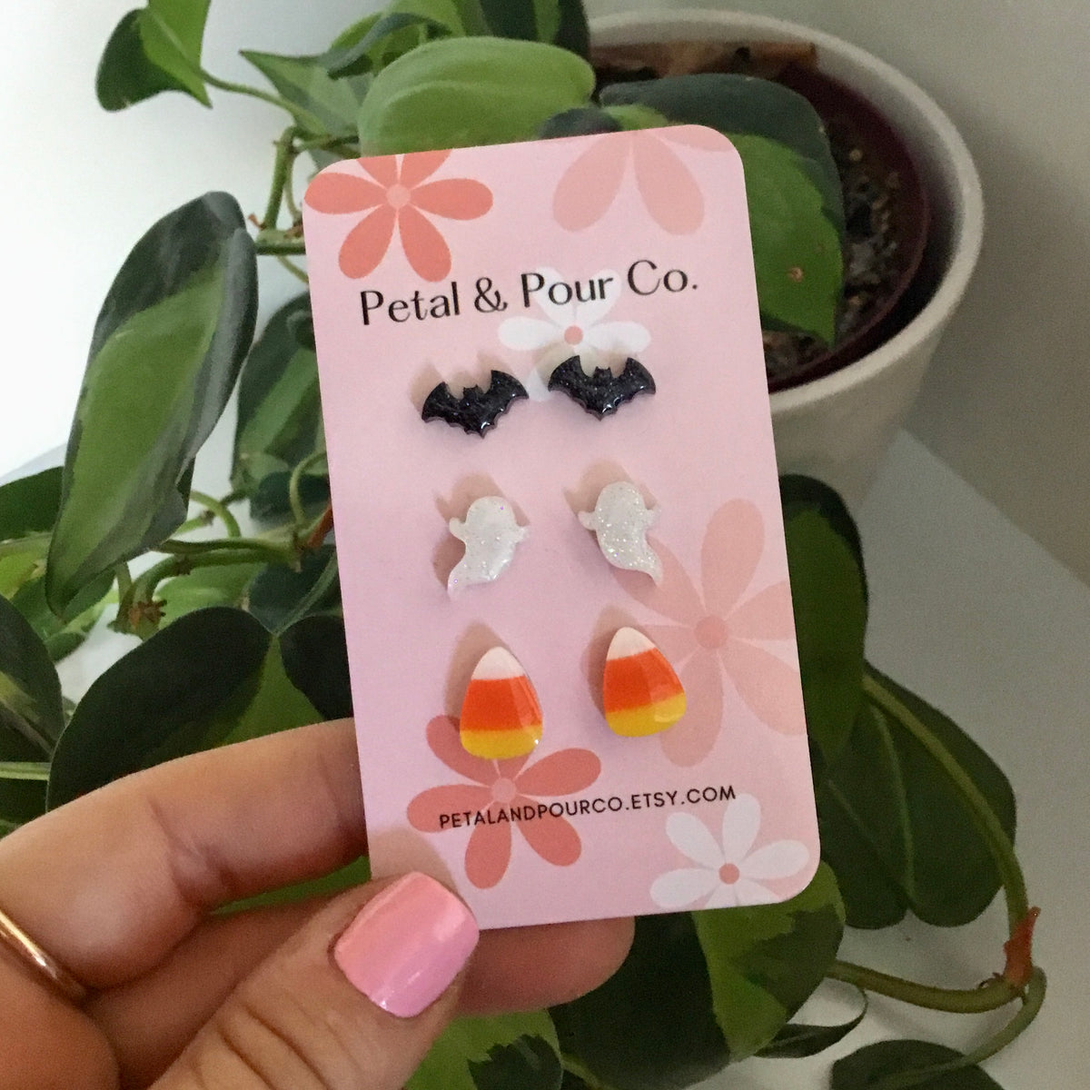 Sparkle Fall Stud Earring