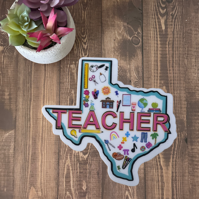 Stickers- Texas Teacher