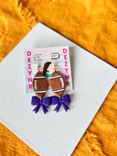Earrings- Football and Bows