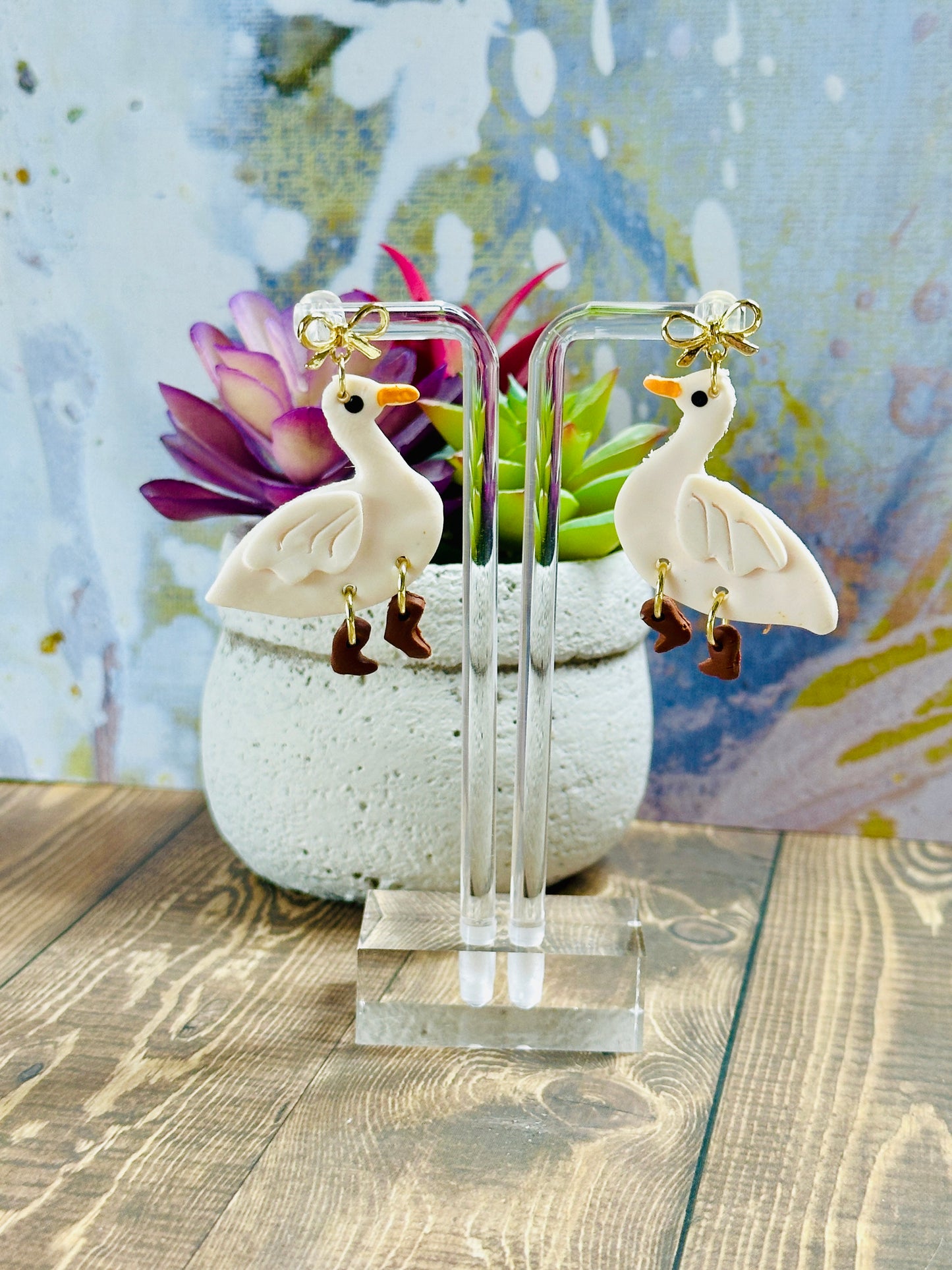 Boerne Duck Earrings