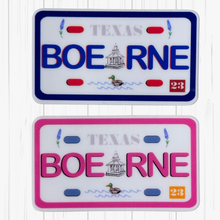 Stickers- Boerne License Plates