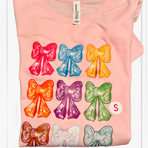 T-Shirts- Pretty Bows Short Sleeve