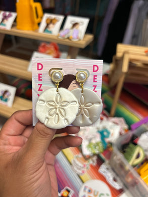 Earrings- Sand Dollar