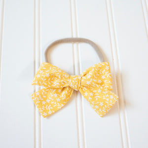 Baby Headband (Yellow Flower)