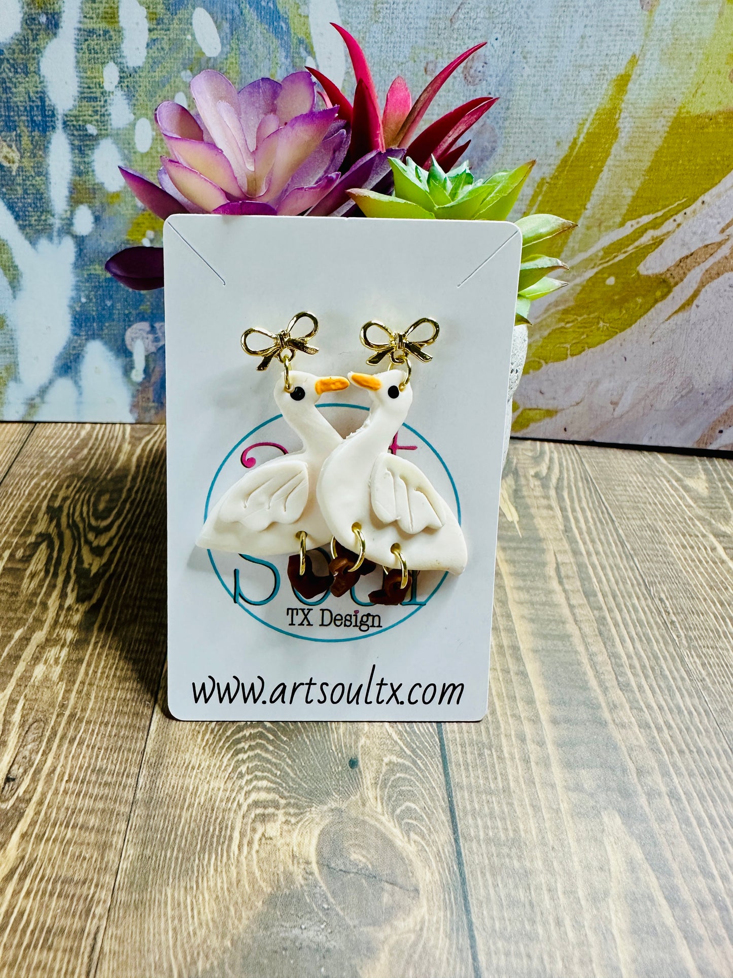 Boerne Duck Earrings