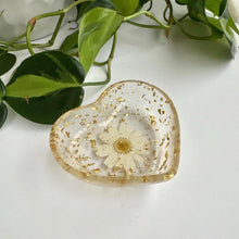 Real Flower Heart Jewelry Dish