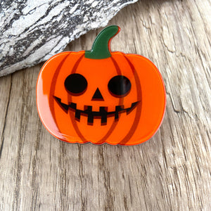 Hair Clips- Jack o Lantern