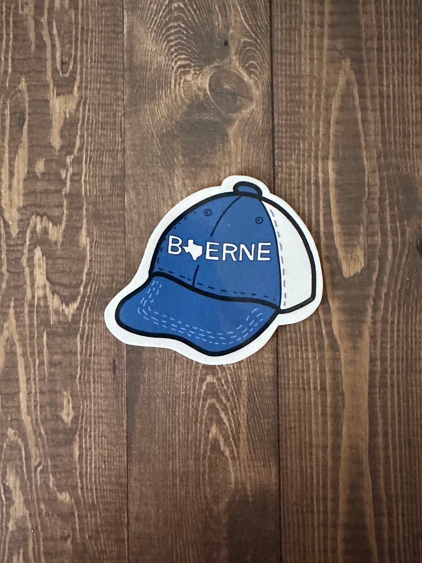 Boerne Trucker Hat Sticker