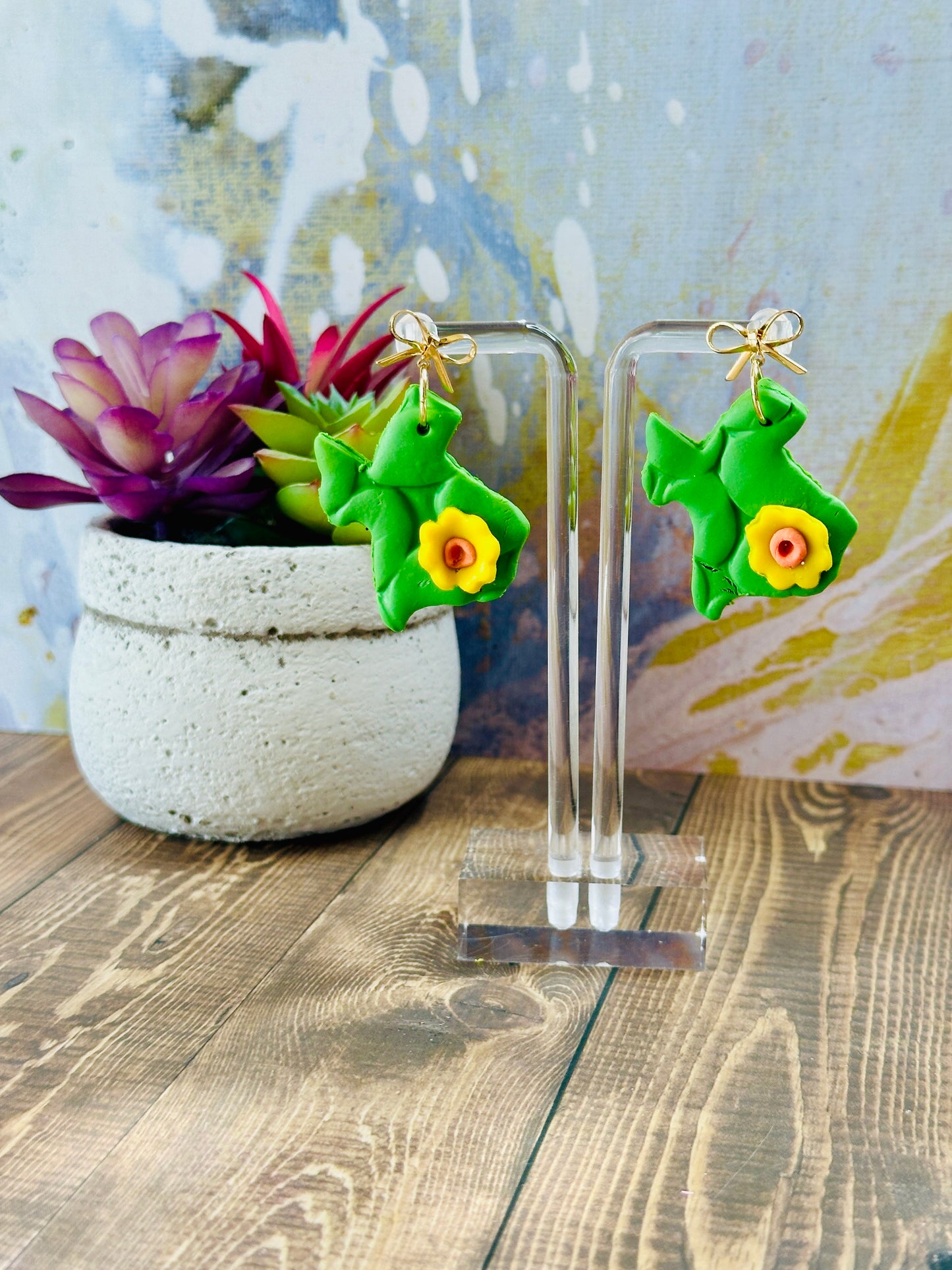 Texas Cactus Earrings