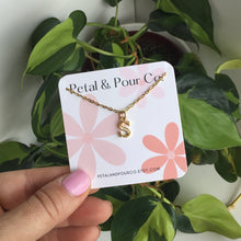 Initial Charm Necklace (Gold)