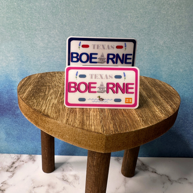 Boerne TX License Plate