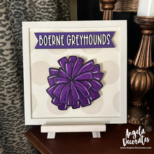 MINI {for tabletop frame} Boerne Greyhounds Banner