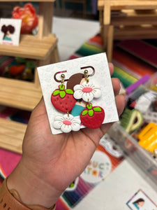 Earrings- Strawberries