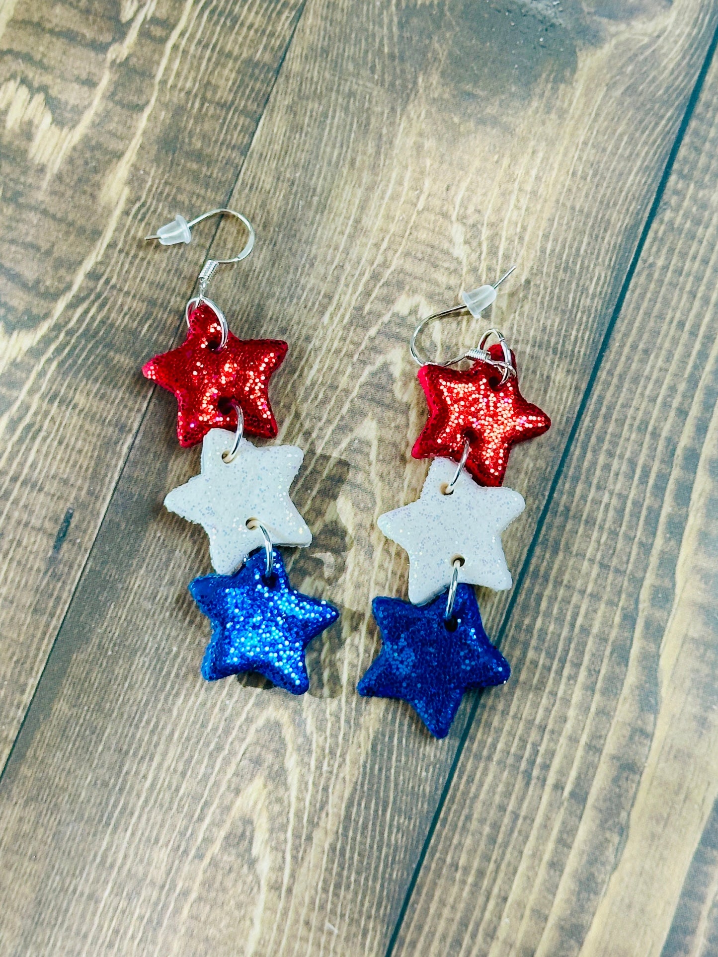 Patriotic Star Earrings