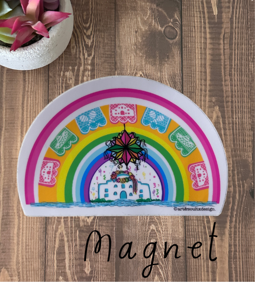 Magnets - San Antonio Fiesta Rainbow
