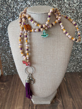 Lanyard - Halloween with pumpkin, bat, and witch hat charm