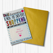 Back to School Card for Teachers