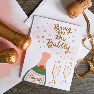 Cards- Bring on the bubbly