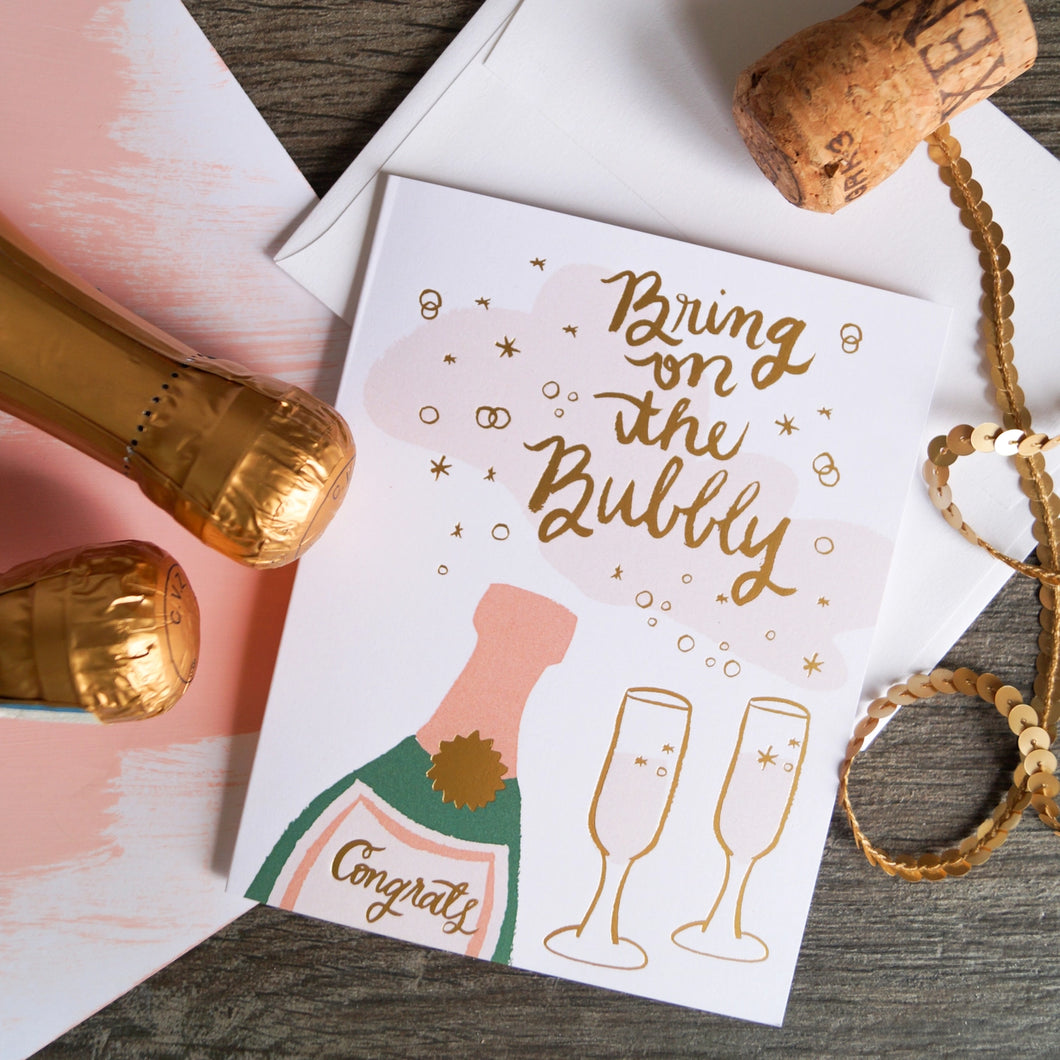 Cards- Bring on the bubbly
