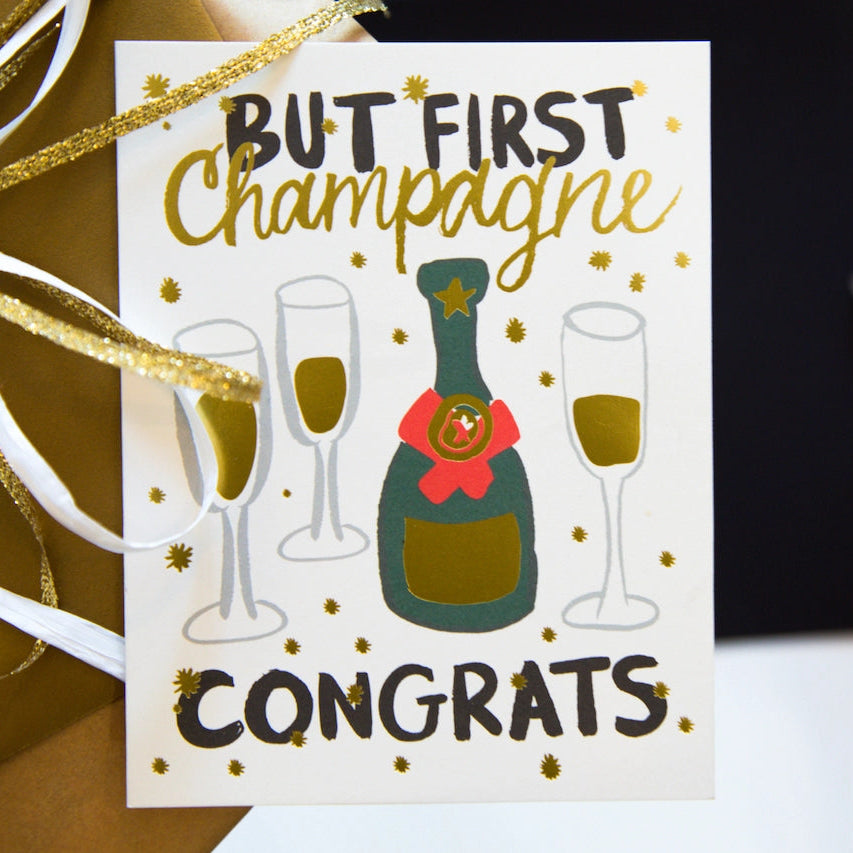 Cards- But first, champagne