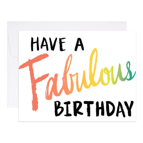 Cards- Have a fabulous birthday